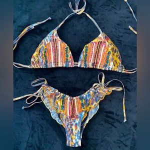 Aqua Bendita swimsuit, size medium, barely worn, good quality material